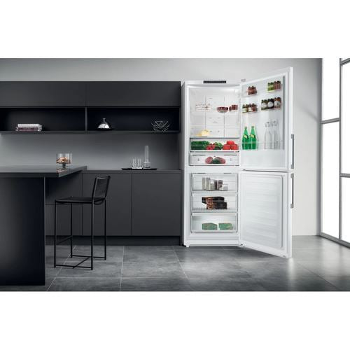 Frigorífico Combinado Hotpoint HA70BI 932 W | 195x70x75,5 cm | 462 L | E | Branco For Cheap