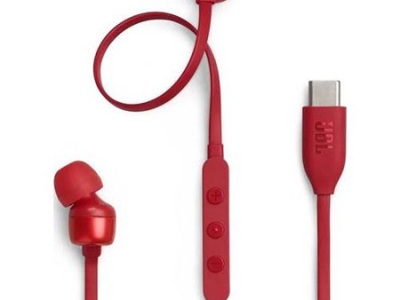 Auriculares USB-C JBL Tune 310C - Vermelho Online Hot Sale