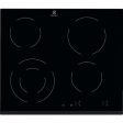 Placa de Vitrocerâmica Electrolux Placa vitrocerâmica EHF6241FOK de 4 zonas e 60 cm | Elétrica | 59 cm | 4 Zonas | Preto Online Hot Sale