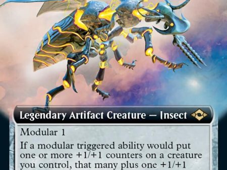 Zabaz, the Glimmerwasp (Extended Art) [Modern Horizons 2] Cheap