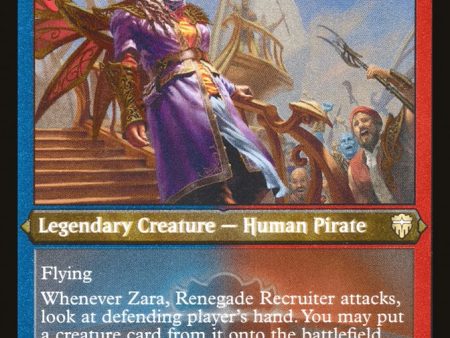 Zara, Renegade Recruiter (Etched) [Commander Legends] For Cheap