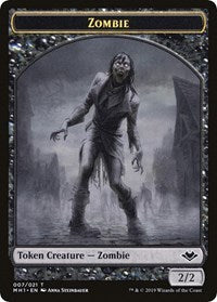 Zombie    Golem Double-Sided Token [Modern Horizons Tokens] Hot on Sale